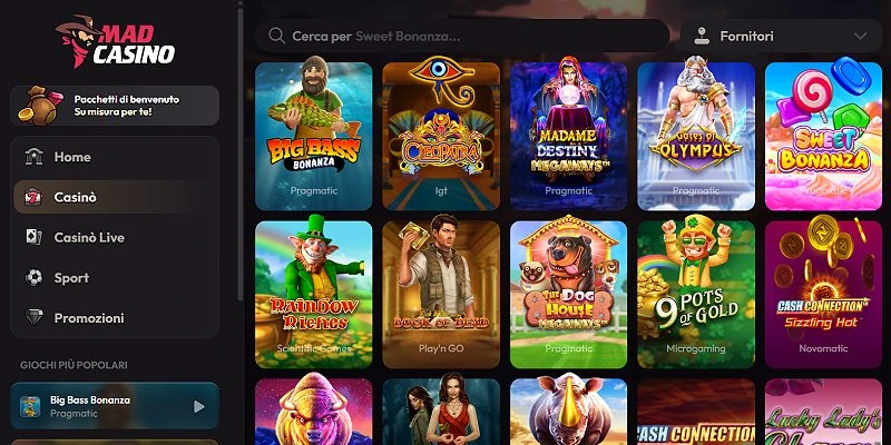 Anteprima del sito MadCasino